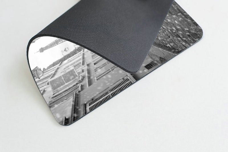 Smooffly Paris France Eiffel Tower Mouse Pad, Red Umbrella 9.5x7.9 inches Non-Slip Rubber Gaming Mouse Pad - Image 4